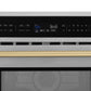 ZLINE Autograph 30" 1.6 cu ft. Built-in Convection Microwave Oven in Satin Stainless Steel and Champagne Bronze Accents, MWOZ-30-SS-CB