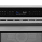 ZLINE Autograph 30" 1.6 cu ft. Built-in Convection Microwave Oven in Satin Stainless Steel and Matte Black Accents, MWOZ-30-SS-MB