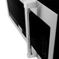 ZLINE 30" 1.5 cu. ft. Over-The-Range Microwave in Satin Stainless Steel with Traditional Handle and Set of 2 Charcoal Filters, MWO-OTRCFH-30-SS
