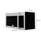 ZLINE 30" 1.5 cu. ft. Over-The-Range Microwave in Satin Stainless Steel with Traditional Handle and Set of 2 Charcoal Filters, MWO-OTRCFH-30-SS