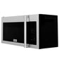 ZLINE 30" 1.5 cu. ft. Over-The-Range Microwave in Satin Stainless Steel with Traditional Handle and Set of 2 Charcoal Filters, MWO-OTRCFH-30-SS