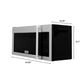 ZLINE Appliance Package - 30 in. Dual Fuel Range, Over-the-Range Microwave, 3 Rack Dishwasher, Refrigerator, 4KPR-RAOTRH30-DWV