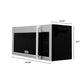 ZLINE Appliance Package - 30 In. Gas Range, Over-the-Range Microwave, Refrigerator, 3KPRW-RGOTRH30
