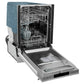 ZLINE 18 in. Top Control Dishwasher in Satin Stainless Steel with Stainless Steel Tub, DW-SN-18