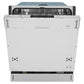 ZLINE 24 in. Top Control Low Profile Dishwasher in Custom Panel Ready with Stainless Steel Tub, DW7713-24