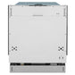 ZLINE 24 in. Top Control Low Profile Dishwasher in Custom Panel Ready with Stainless Steel Tub, DW7713-24