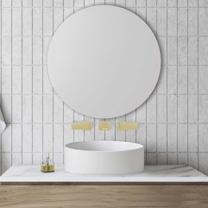 ZLINE Wall Mount Bathroom Faucet in Polished Gold (BLS-BFW-PG)