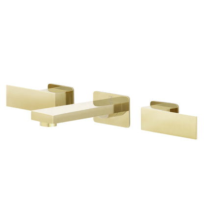 ZLINE Wall Mount Bathroom Faucet in Polished Gold (BLS-BFW-PG)