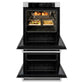 ZLINE 30" Professional True Convection Double Wall Oven with Air Fry and Self Clean in Satin Stainless Steel, WADS-30