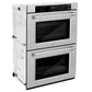 ZLINE 30" Professional True Convection Double Wall Oven with Air Fry and Self Clean in Satin Stainless Steel, WADS-30