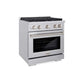 ZLINE Paramount 30" Gas Range with Convection Oven and 4 Burners in Stainless Steel, SGR30