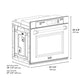 ZLINE 30" Professional Single Wall Oven with Air Fry and Self-Clean in Stainless Steel, WAS-30
