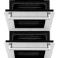 ZLINE Kitchen Appliance Package with 30 in. Stainless Steel Rangetop and 30 in. Double Wall Oven, 2KP-RTAWD30
