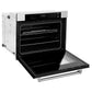 ZLINE 30" Professional Single Wall Oven with Air Fry and Self-Clean in Stainless Steel with White Matte Door, WAS-WM-30