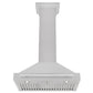 ZLINE 30" Convertible Satin Stainless Steel Wall Mount Range Hood with Stainless Steel Handle, KB4SNX-30