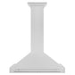 ZLINE 36" Convertible Satin Stainless Steel Wall Mount Range Hood with Stainless Steel Handle, KB4SNX-36