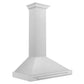 ZLINE 36" Convertible Satin Stainless Steel Wall Mount Range Hood with Stainless Steel Handle, KB4SNX-36