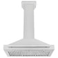 ZLINE 36" Convertible Satin Stainless Steel Wall Mount Range Hood with Stainless Steel Handle, KB4SNX-36