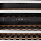 ZLINE Autograph 24" Monument Dual Zone 44-Bottle Wine Cooler in Stainless Steel with Gold Accents, RWVZ-UD-24-G
