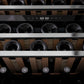 ZLINE Autograph 24" Monument Dual Zone 44-Bottle Wine Cooler in Stainless Steel with Gold Accents, RWVZ-UD-24-G