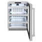 ZLINE 24" Touchstone 151 Can Beverage Fridge with Stainless Steel Glass Door,  RBSO-GS-24