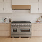 ZLINE 48" 6.7 cu. ft. Classic Double Oven Dual Fuel Range with 8 Burners in Stainless Steel, CDR48