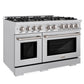 ZLINE 48" 6.7 cu. ft. Select Double Oven Gas Range with 8 Burners in Stainless Steel, HGR48