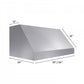 ZLINE 36" Satin Stainless Steel Convertible Vent Under Cabinet Range Hood, 8685S-36