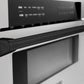 ZLINE Autograph 30" 1.2 cu. ft. Built-In Microwave Drawer in Satin Stainless Steel with Matte Black Accents, MWDZ-30-SS-MB