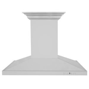 ZLINE 30" CrownSound Island Mount Range Hood in Stainless Steel with Built-in Speakers, GL2iCRN-BT-30