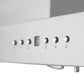 ZLINE 48 in. Island Mount Range Hood in Stainless Steel with Built-in CrownSound‚ Bluetooth Speakers, KE2iCRN-BT-48