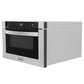 ZLINE Appliance Package - 48" Gas Range, Range Hood, 36" Refrigerator with Ice Maker, 24" Microwave Drawer and Dishwasher in Stainless Steel
