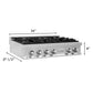 ZLINE 36 in. Rangetop with 6 Gas Burners, RT36