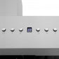 ZLINE 36 in. Stainless Steel Wall Range Hood with Built-in CrownSound® Bluetooth Speakers, 667CRN-BT-36