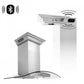 ZLINE 36 in. Stainless Steel Wall Range Hood with Built-in CrownSound® Bluetooth Speakers, KZCRN-BT-36