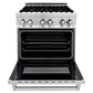 ZLINE Kitchen and Bath Appliance Package 30 in. Dual Fuel Range & 30 in. Range Hood, 2KP-RARH30