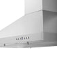 ZLINE 24" Convertible Wall Mount Range Hood in Stainless Steel with Charcoal Filters, KB-CF-24