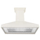 ZLINE 30 in. Wooden Wall Mount Range Hood in Cottage White, KPTT-30
