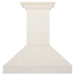 ZLINE 36 in. Wooden Wall Mount Range Hood in White, KPTT-36
