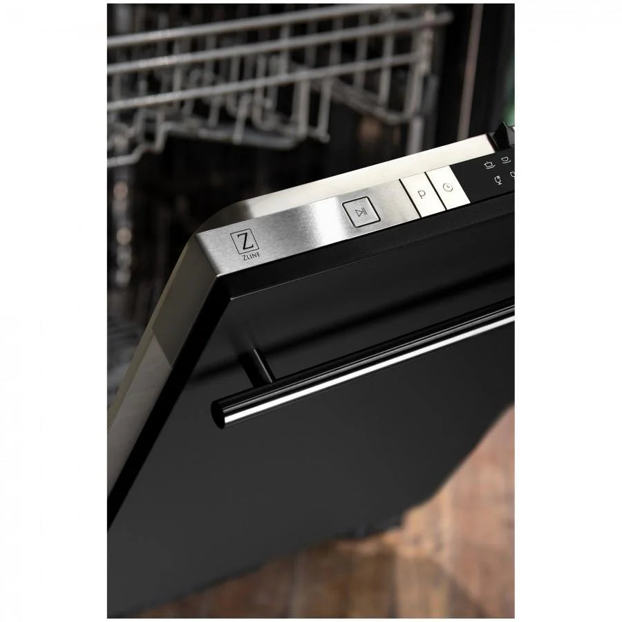 ZLINE 24" Top Control Dishwasher with Stainless Steel Tub and Modern Handle