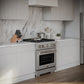 ZLINE 30" 4.2 cu. ft. Paramount Gas Range with 4 Burner Cooktop and Convection Gas Oven in Satin Stainless Steel, SGRS-30
