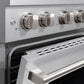 ZLINE 30" 4.2 cu. ft. Paramount Gas Range with 4 Burner Cooktop and Convection Gas Oven in Satin Stainless Steel, SGRS-30