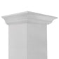 ZLINE 48" Designer Series Satin Stainless Steel Convertible Vent Wall Mount Range Hood, 8KBS-48