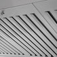 ZLINE 48" Designer Series Satin Stainless Steel Convertible Vent Wall Mount Range Hood, 8KBS-48
