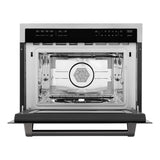 ZLINE Autograph Edition 24" Built-in Convection Microwave Oven in Stainless Steel Matte Black