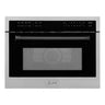 ZLINE Autograph Edition 24" Built-in Convection Microwave Oven in Stainless Steel Matte Black