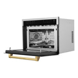 ZLINE Autograph Edition 24" Built-in Convection Microwave Oven in Stainless Steel Polished Gold