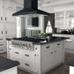 ZLINE 36 in. Designer Series Oil-Rubbed Bronze Island Range Hood, 8KL3iB-36