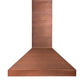 ZLINE 36 in. Copper Wall Range Hood with Crown Molding, 8667C-36
