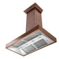 ZLINE 36 in. Copper Wall Range Hood with Crown Molding, 8667C-36